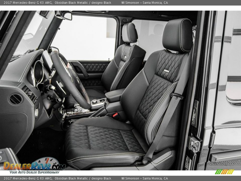 2017 Mercedes-Benz G 63 AMG Obsidian Black Metallic / designo Black Photo #24