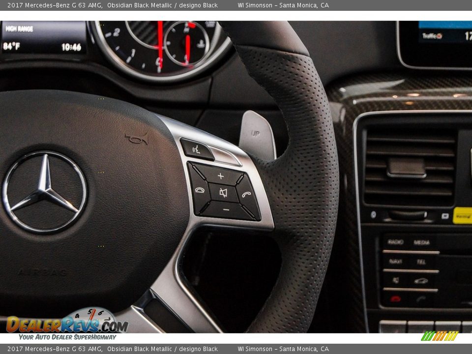 2017 Mercedes-Benz G 63 AMG Obsidian Black Metallic / designo Black Photo #25