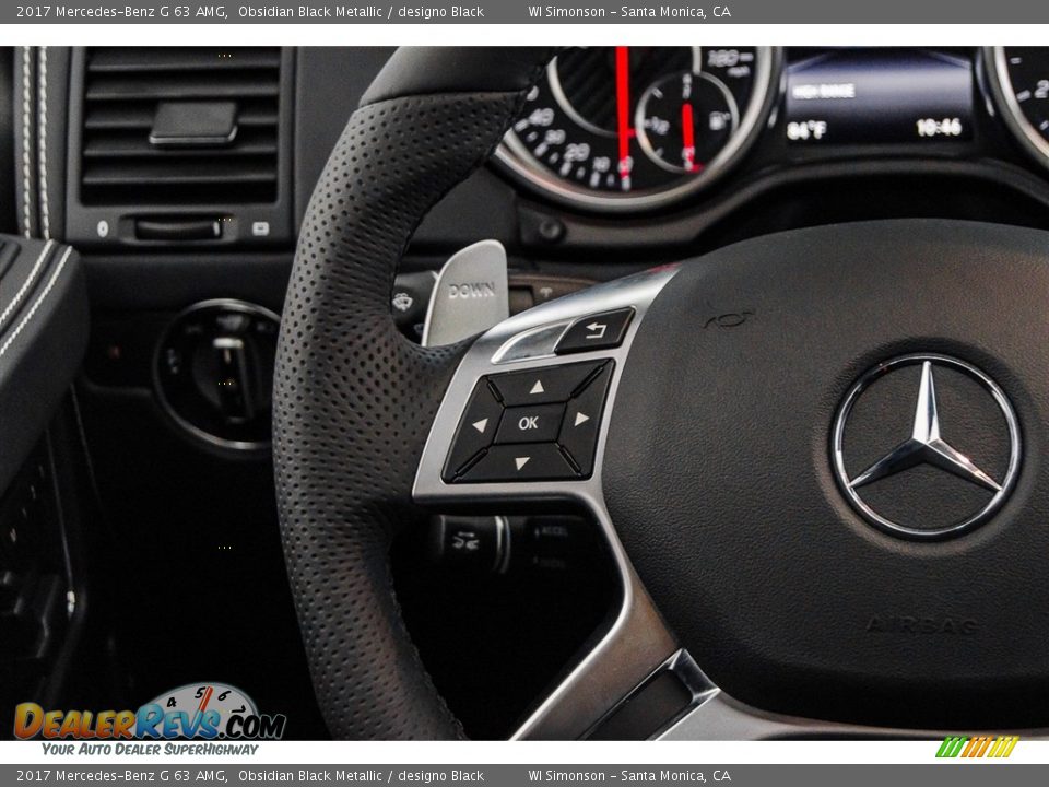 2017 Mercedes-Benz G 63 AMG Obsidian Black Metallic / designo Black Photo #26