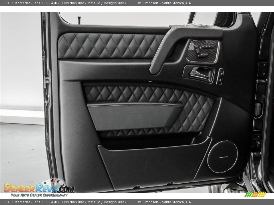 2017 Mercedes-Benz G 63 AMG Obsidian Black Metallic / designo Black Photo #29
