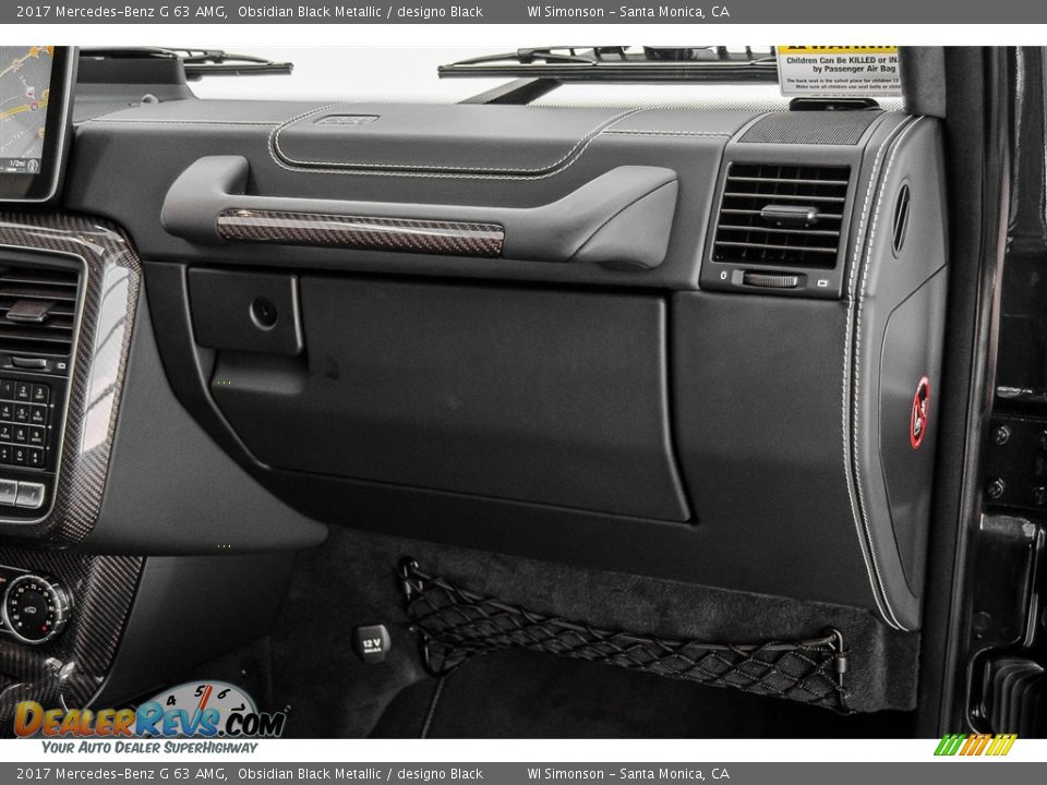 2017 Mercedes-Benz G 63 AMG Obsidian Black Metallic / designo Black Photo #32