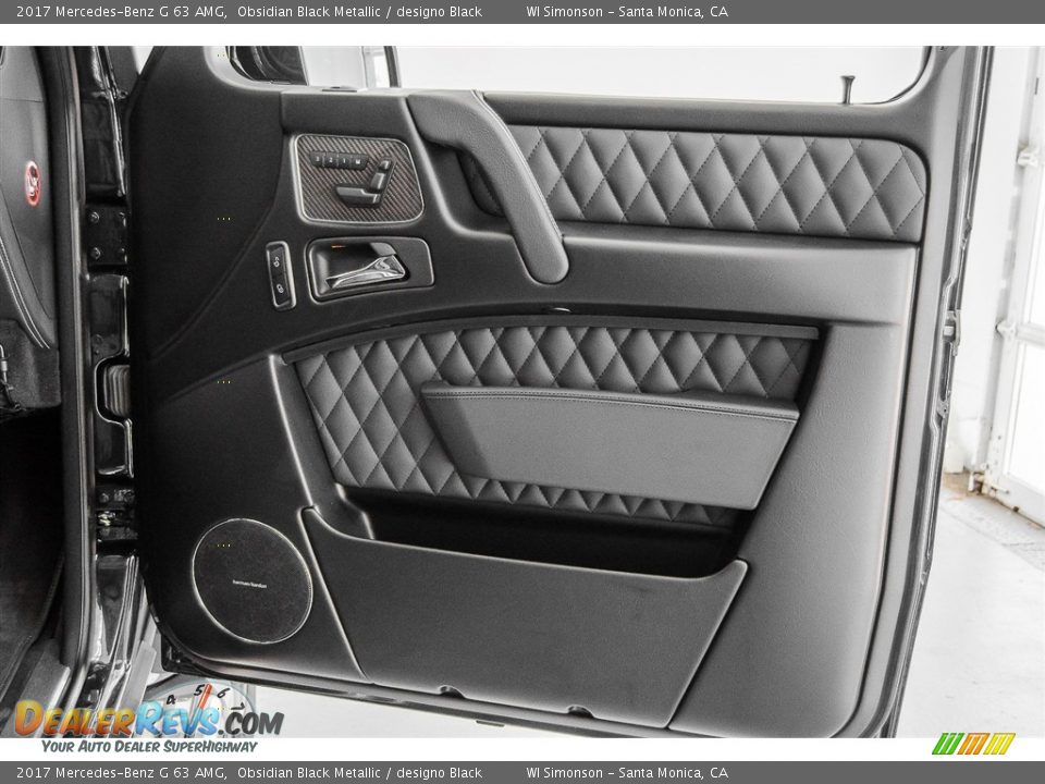 2017 Mercedes-Benz G 63 AMG Obsidian Black Metallic / designo Black Photo #33