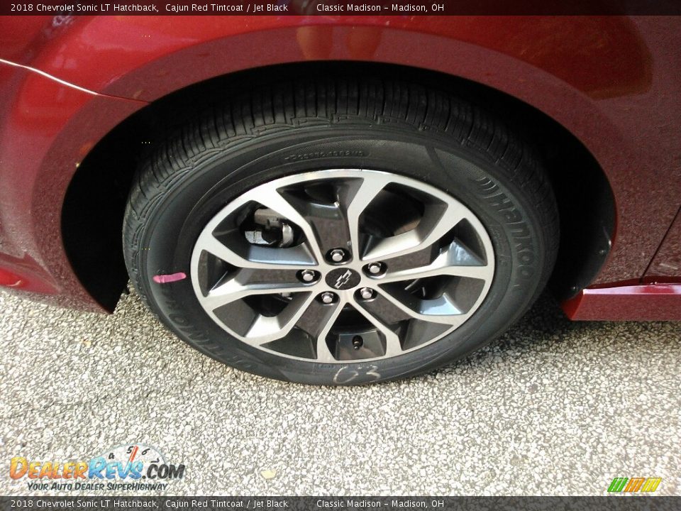 2018 Chevrolet Sonic LT Hatchback Cajun Red Tintcoat / Jet Black Photo #3