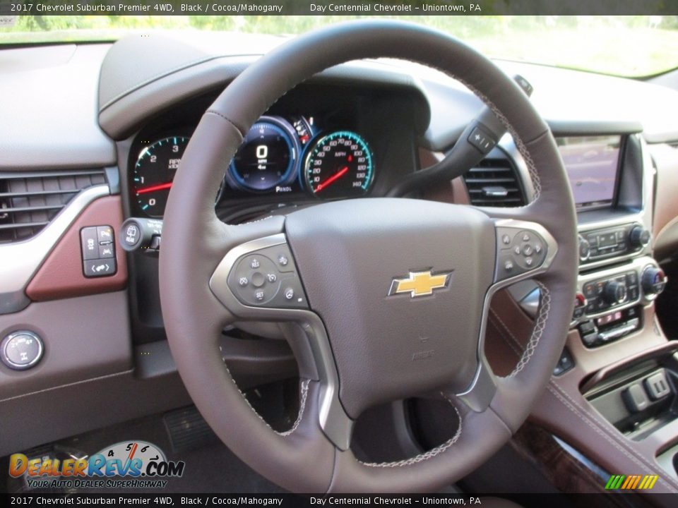 2017 Chevrolet Suburban Premier 4WD Black / Cocoa/Mahogany Photo #20