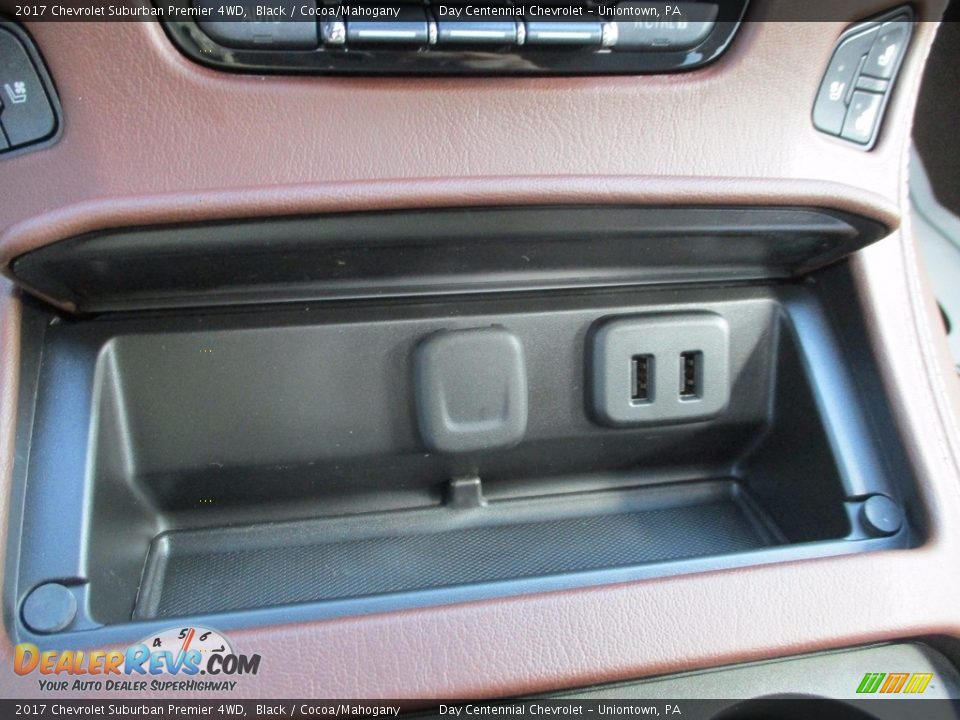 2017 Chevrolet Suburban Premier 4WD Black / Cocoa/Mahogany Photo #22