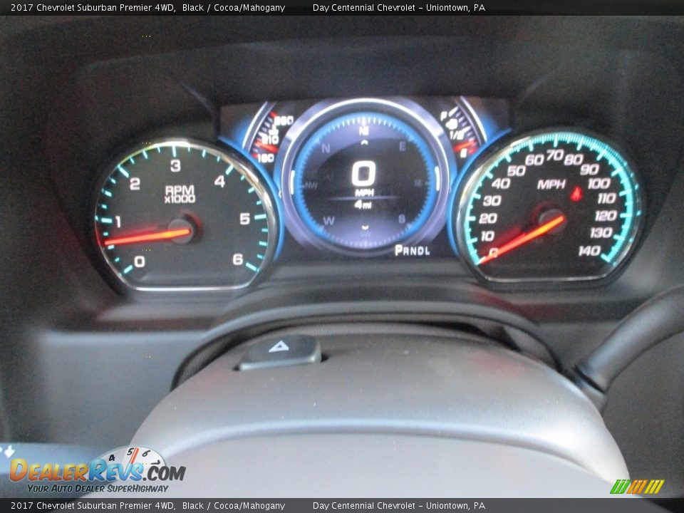 2017 Chevrolet Suburban Premier 4WD Black / Cocoa/Mahogany Photo #25