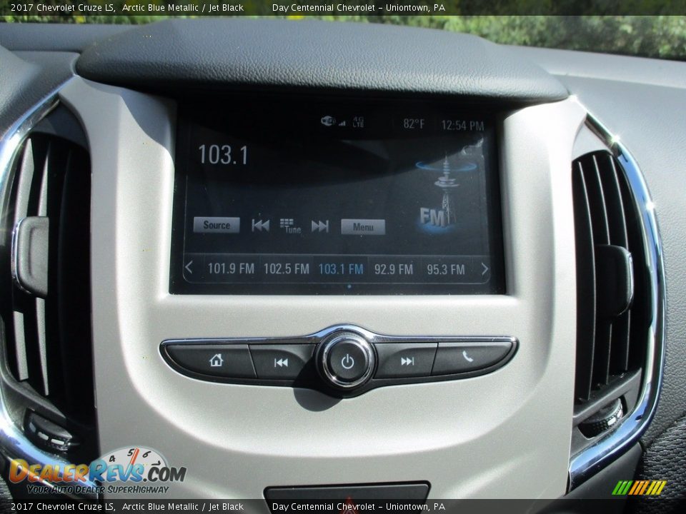 2017 Chevrolet Cruze LS Arctic Blue Metallic / Jet Black Photo #4