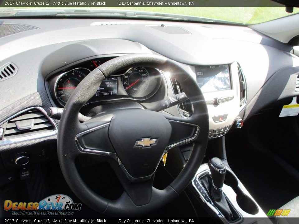 2017 Chevrolet Cruze LS Arctic Blue Metallic / Jet Black Photo #8