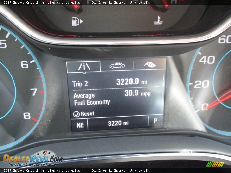 2017 Chevrolet Cruze LS Arctic Blue Metallic / Jet Black Photo #10