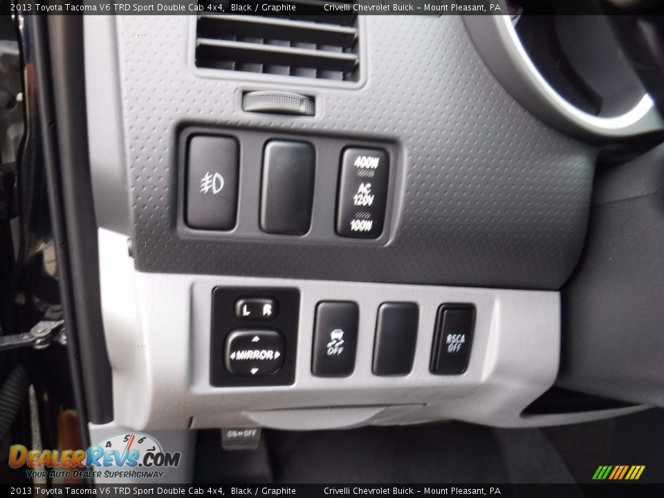 2013 Toyota Tacoma V6 TRD Sport Double Cab 4x4 Black / Graphite Photo #22