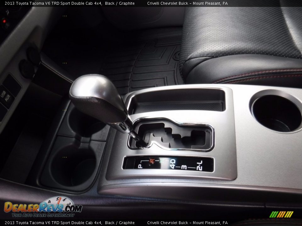2013 Toyota Tacoma V6 TRD Sport Double Cab 4x4 Black / Graphite Photo #24
