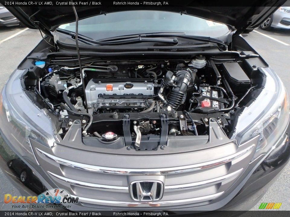 2014 Honda CR-V LX AWD Crystal Black Pearl / Black Photo #18