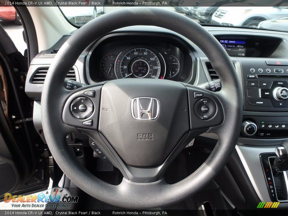 2014 Honda CR-V LX AWD Crystal Black Pearl / Black Photo #21