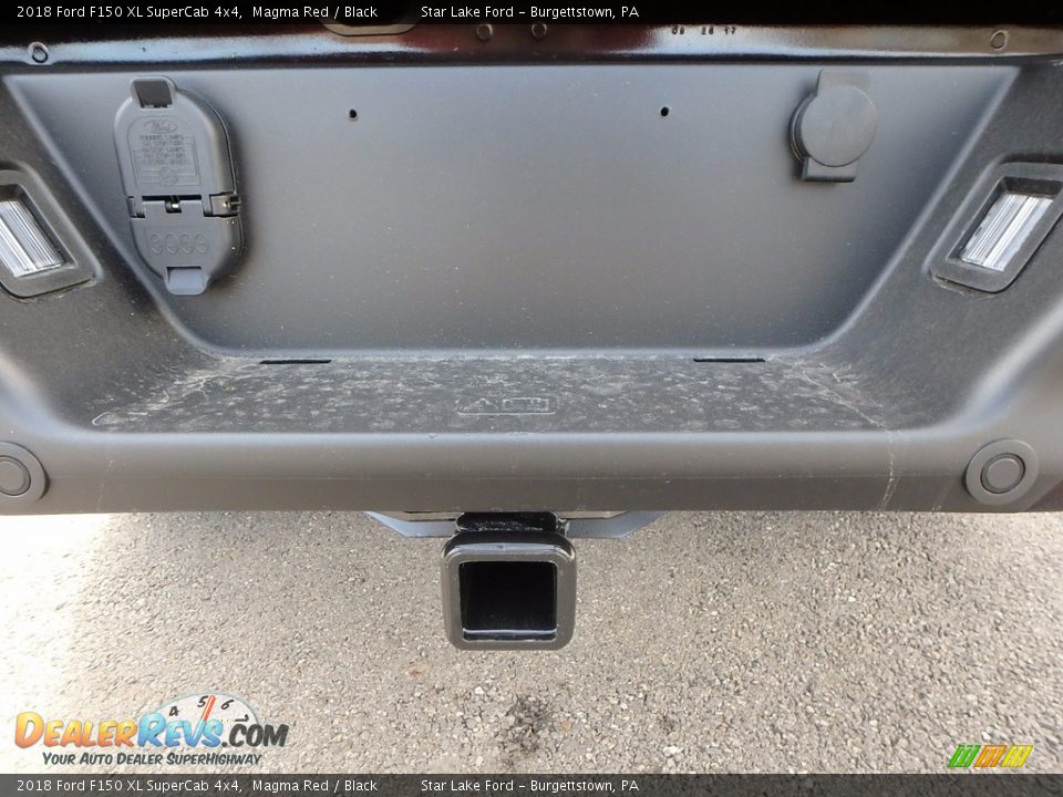 2018 Ford F150 XL SuperCab 4x4 Magma Red / Black Photo #7
