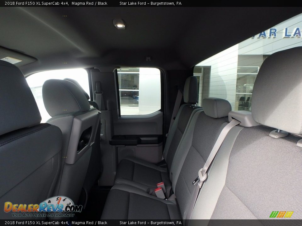 2018 Ford F150 XL SuperCab 4x4 Magma Red / Black Photo #10