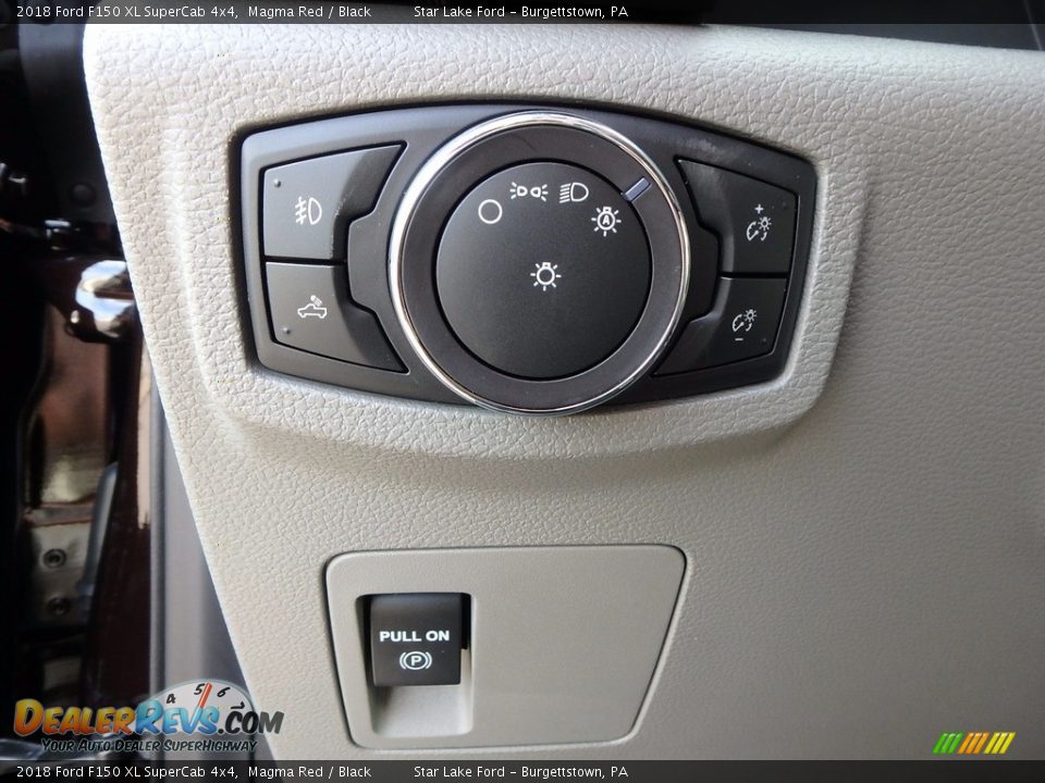 2018 Ford F150 XL SuperCab 4x4 Magma Red / Black Photo #15