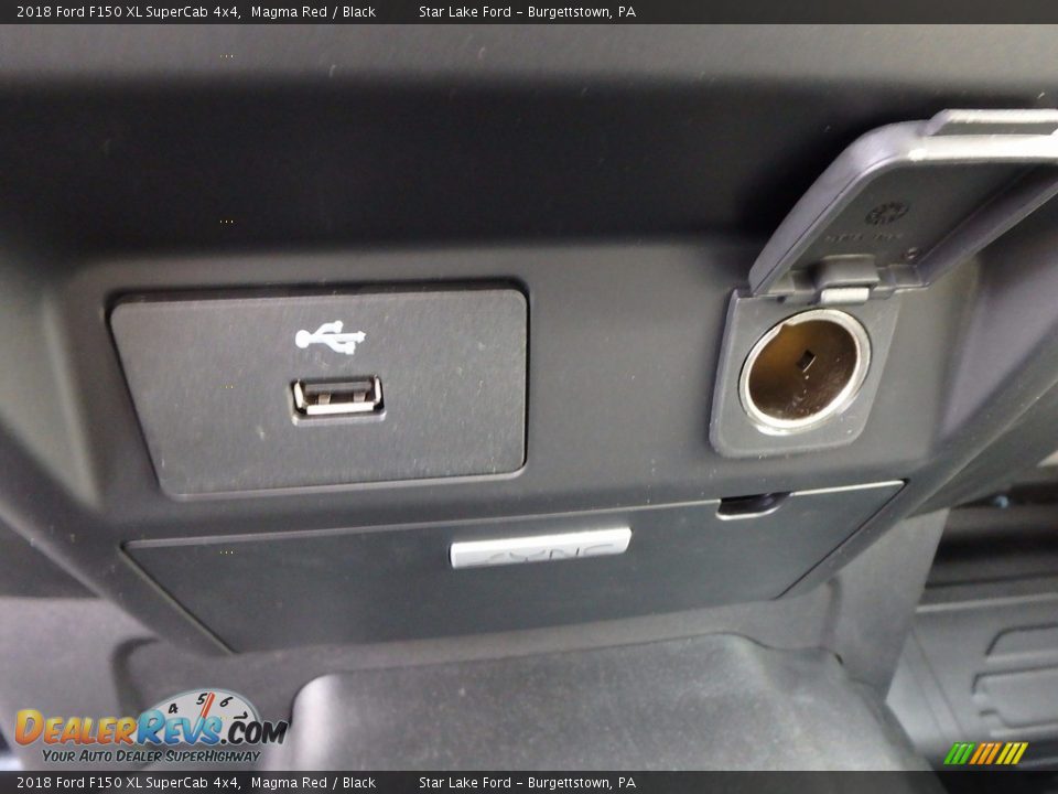 2018 Ford F150 XL SuperCab 4x4 Magma Red / Black Photo #19