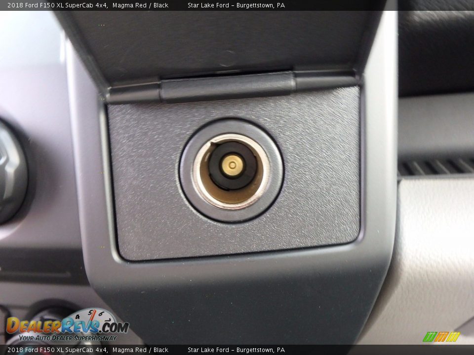 2018 Ford F150 XL SuperCab 4x4 Magma Red / Black Photo #20