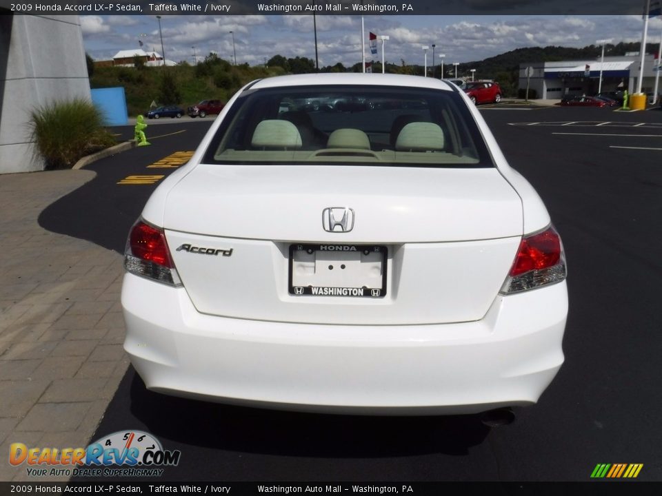 2009 Honda Accord LX-P Sedan Taffeta White / Ivory Photo #9