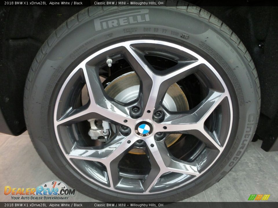 2018 BMW X1 xDrive28i Alpine White / Black Photo #4