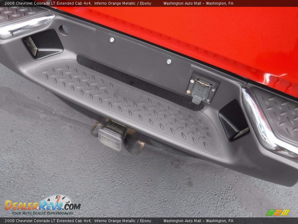 2008 Chevrolet Colorado LT Extended Cab 4x4 Inferno Orange Metallic / Ebony Photo #14