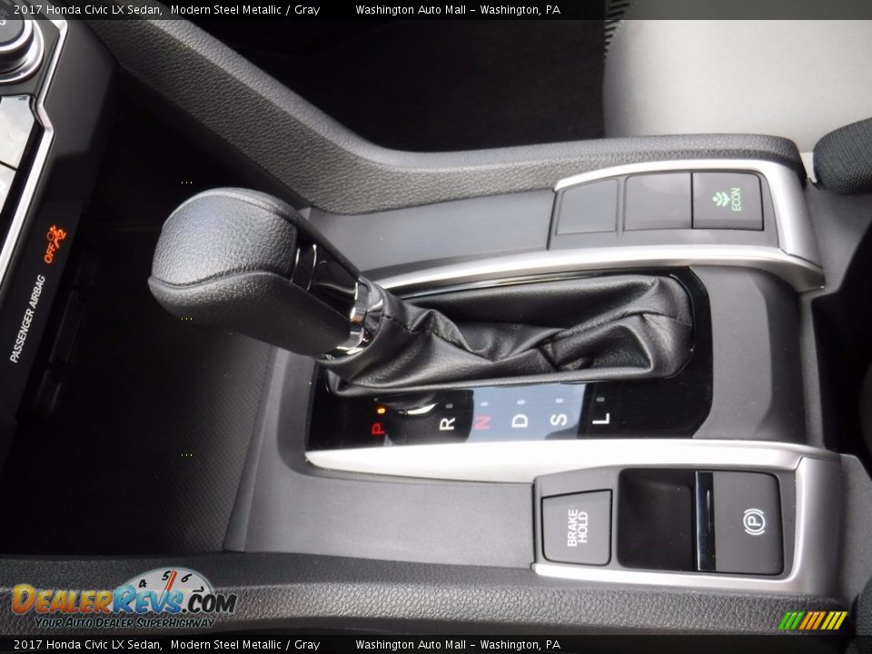 2017 Honda Civic LX Sedan Modern Steel Metallic / Gray Photo #15