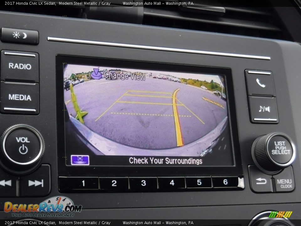 2017 Honda Civic LX Sedan Modern Steel Metallic / Gray Photo #17