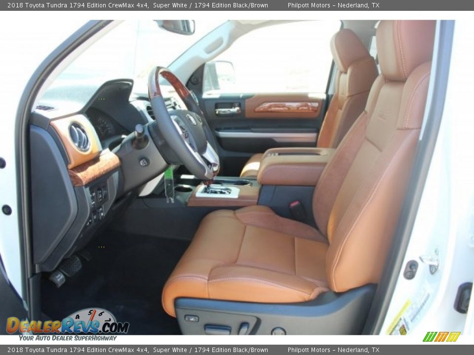 Front Seat of 2018 Toyota Tundra 1794 Edition CrewMax 4x4 Photo #11