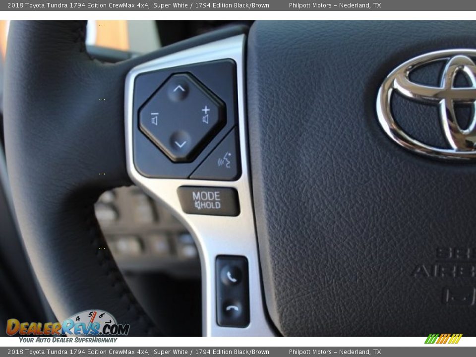 Controls of 2018 Toyota Tundra 1794 Edition CrewMax 4x4 Photo #13