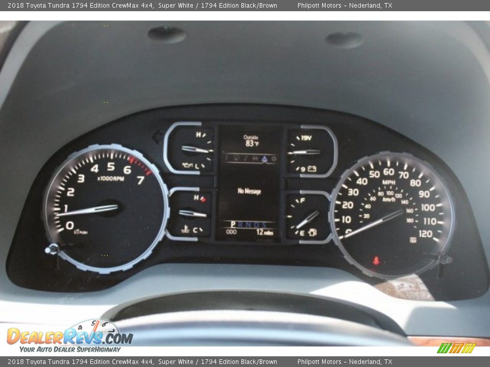 2018 Toyota Tundra 1794 Edition CrewMax 4x4 Gauges Photo #19