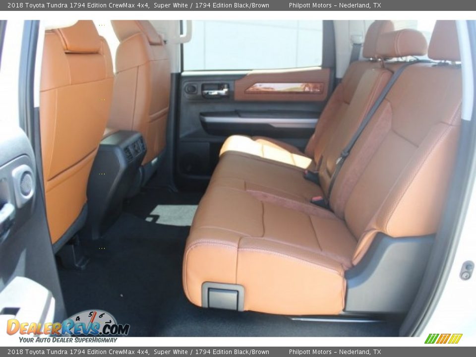 Rear Seat of 2018 Toyota Tundra 1794 Edition CrewMax 4x4 Photo #23