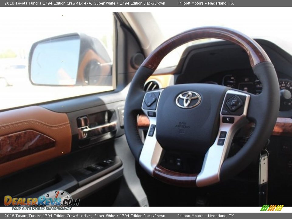 2018 Toyota Tundra 1794 Edition CrewMax 4x4 Steering Wheel Photo #25