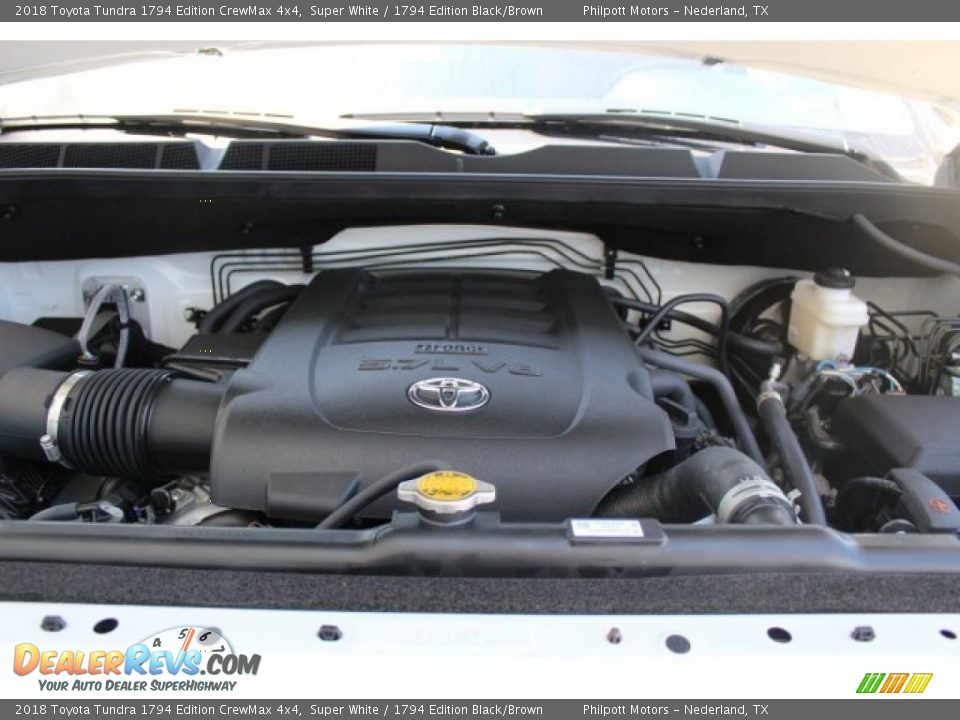2018 Toyota Tundra 1794 Edition CrewMax 4x4 5.7 Liter i-Force DOHC 32-Valve VVT-i V8 Engine Photo #27