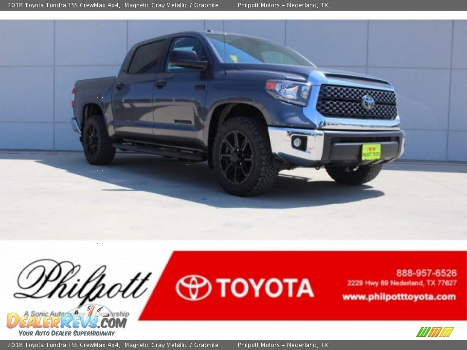2018 Toyota Tundra TSS CrewMax 4x4 Magnetic Gray Metallic / Graphite Photo #1