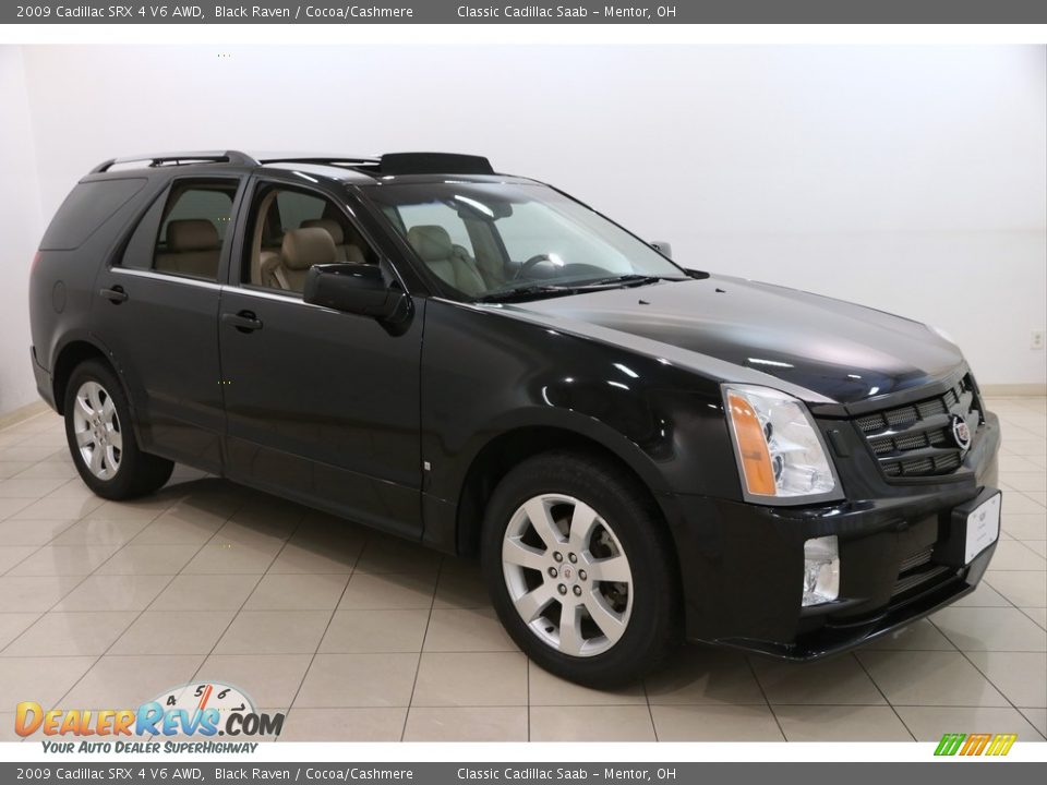 2009 Cadillac SRX 4 V6 AWD Black Raven / Cocoa/Cashmere Photo #1