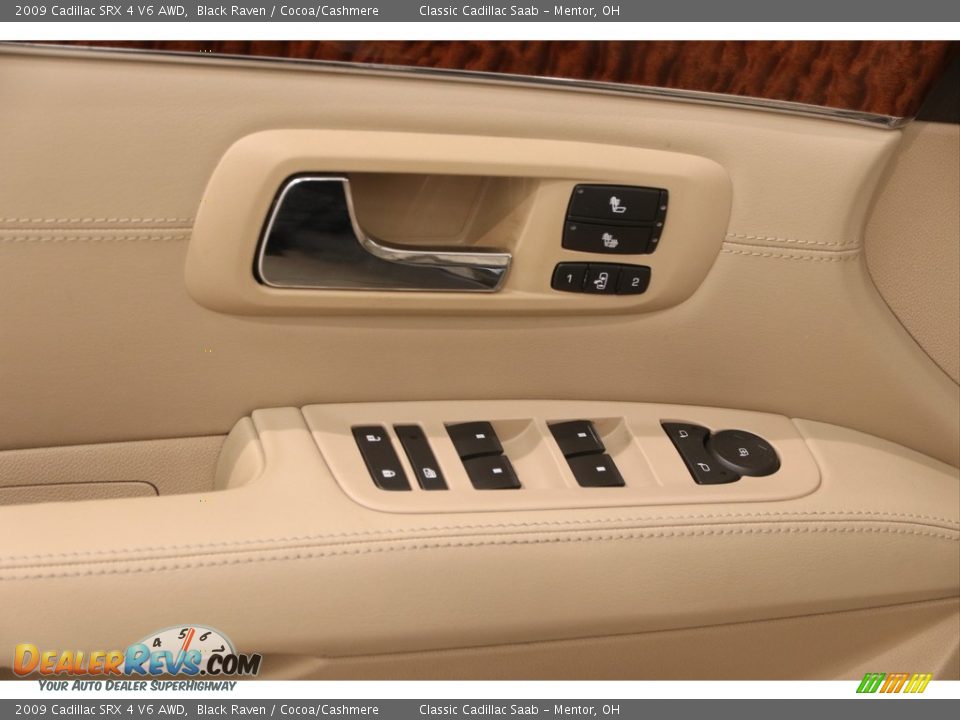 2009 Cadillac SRX 4 V6 AWD Black Raven / Cocoa/Cashmere Photo #5