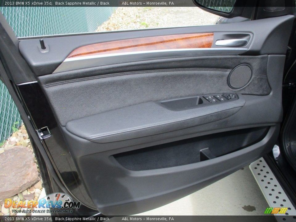 2013 BMW X5 xDrive 35d Black Sapphire Metallic / Black Photo #8