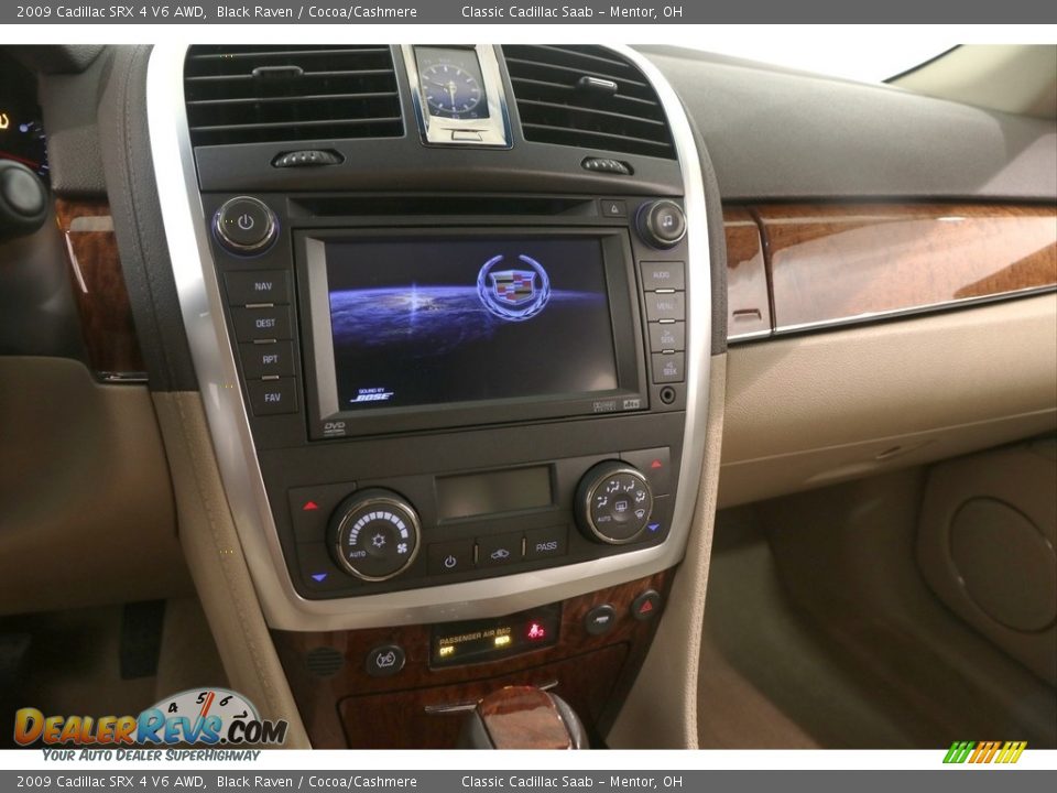 2009 Cadillac SRX 4 V6 AWD Black Raven / Cocoa/Cashmere Photo #10