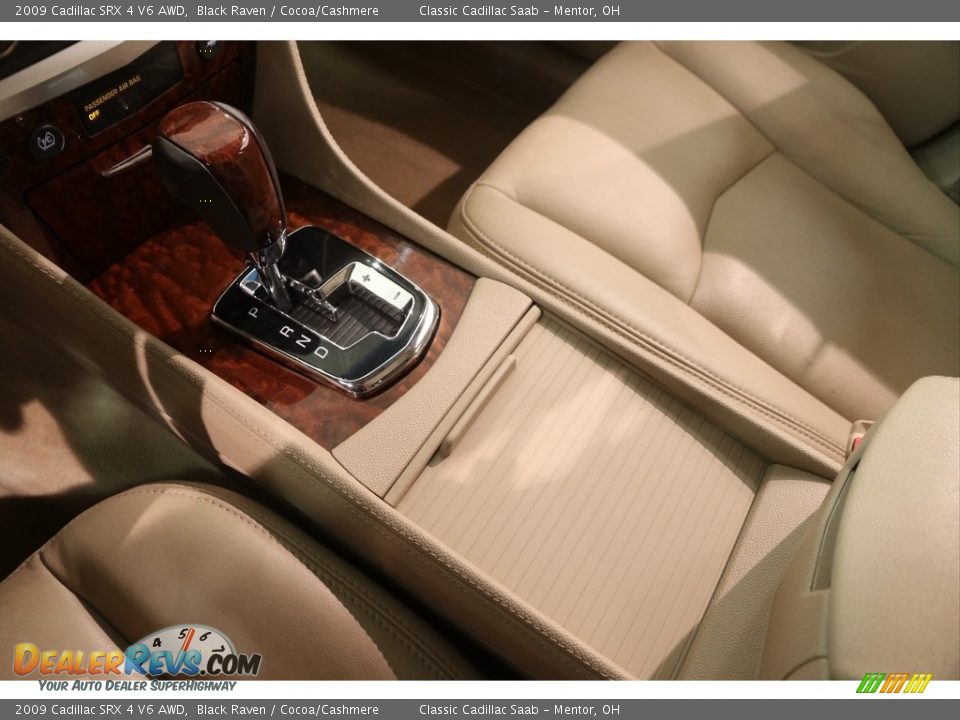 2009 Cadillac SRX 4 V6 AWD Black Raven / Cocoa/Cashmere Photo #14