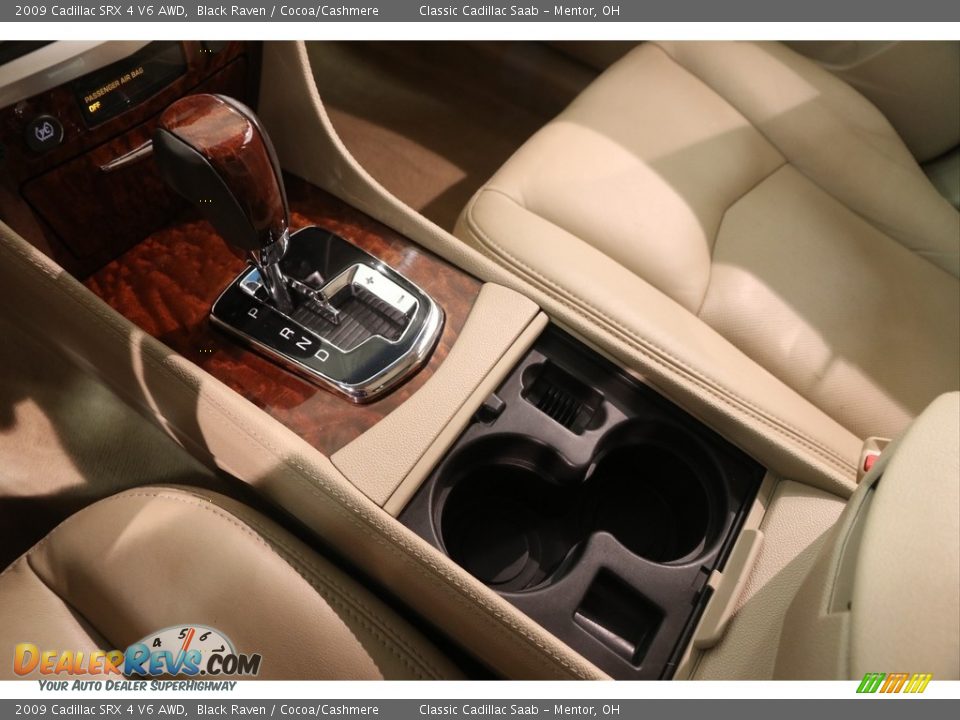 2009 Cadillac SRX 4 V6 AWD Black Raven / Cocoa/Cashmere Photo #15