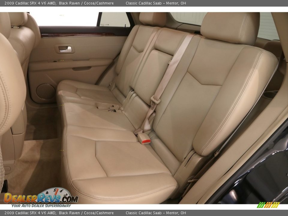 2009 Cadillac SRX 4 V6 AWD Black Raven / Cocoa/Cashmere Photo #18