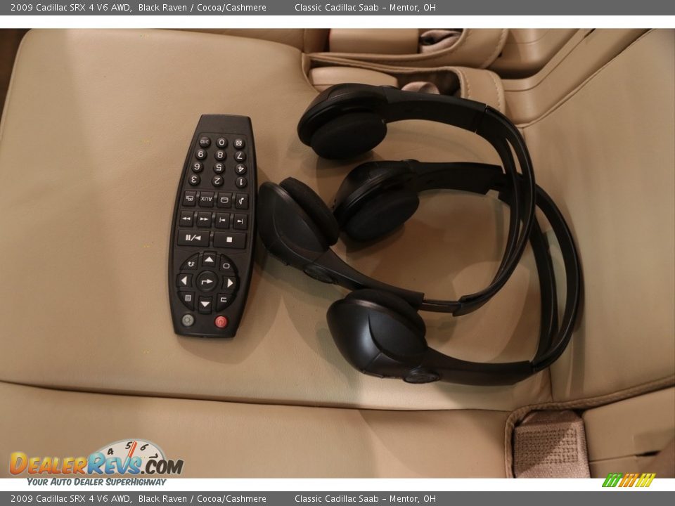 2009 Cadillac SRX 4 V6 AWD Black Raven / Cocoa/Cashmere Photo #19