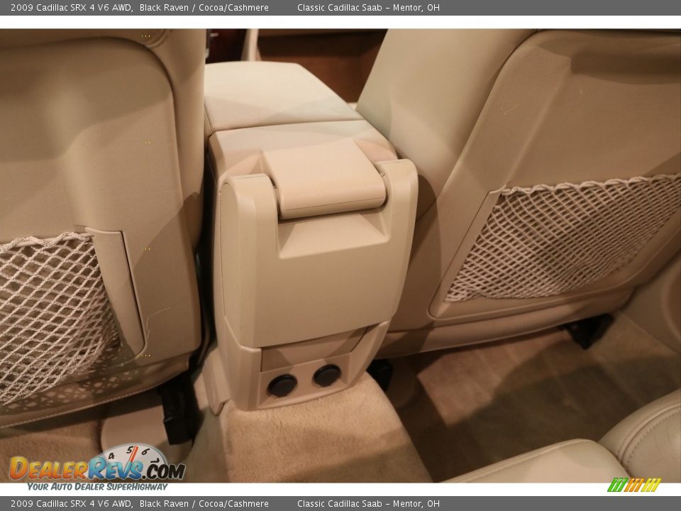 2009 Cadillac SRX 4 V6 AWD Black Raven / Cocoa/Cashmere Photo #20