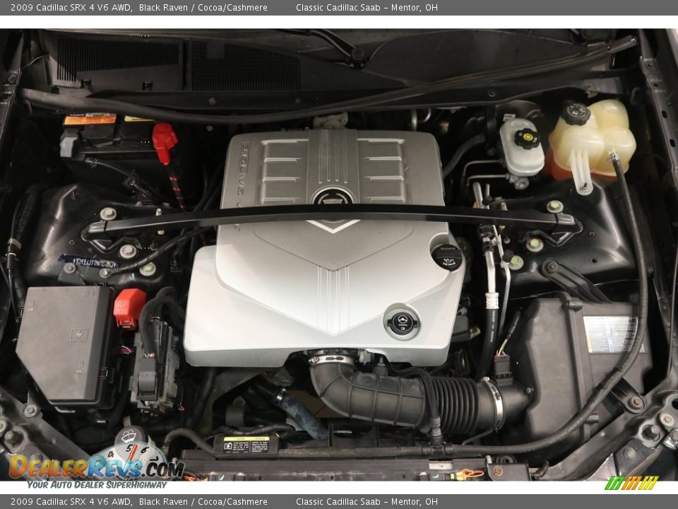 2009 Cadillac SRX 4 V6 AWD Black Raven / Cocoa/Cashmere Photo #23