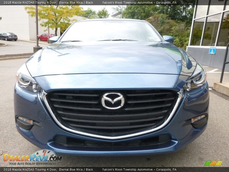 2018 Mazda MAZDA3 Touring 4 Door Eternal Blue Mica / Black Photo #4