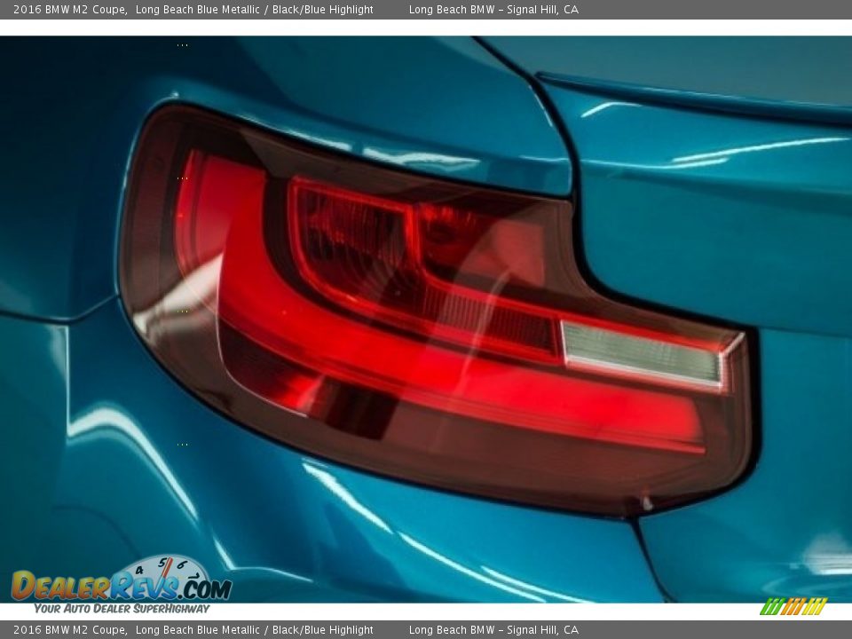 2016 BMW M2 Coupe Long Beach Blue Metallic / Black/Blue Highlight Photo #19