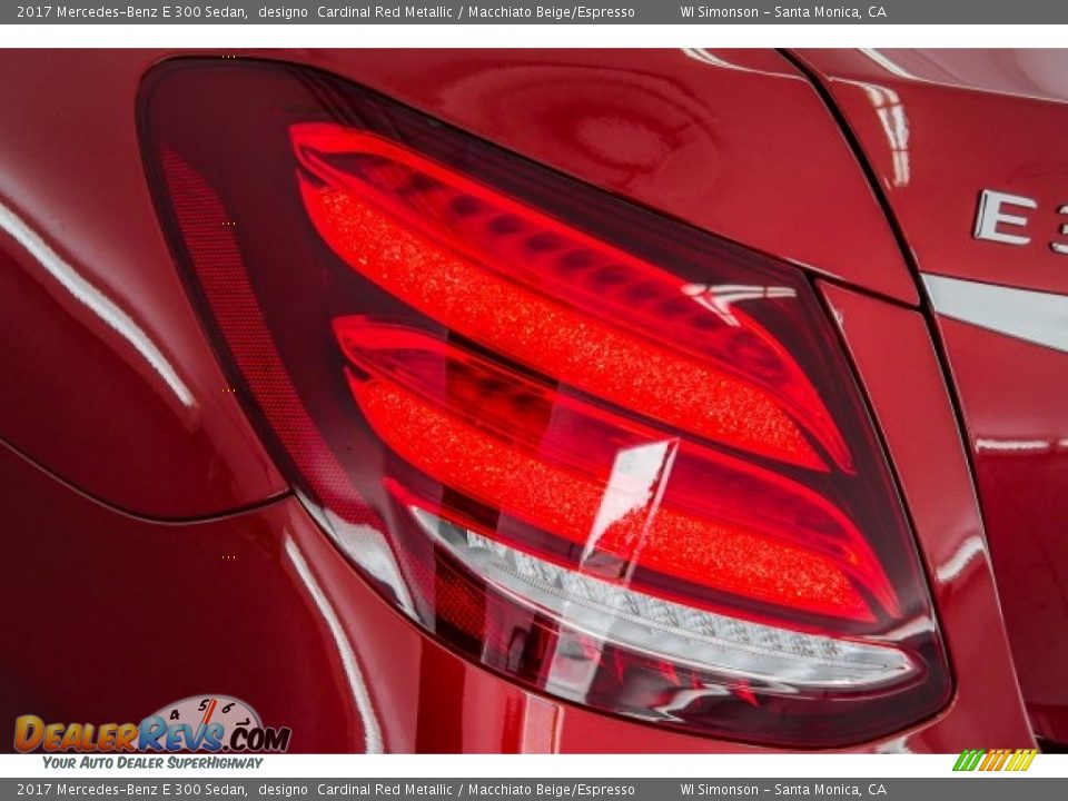 2017 Mercedes-Benz E 300 Sedan designo  Cardinal Red Metallic / Macchiato Beige/Espresso Photo #24