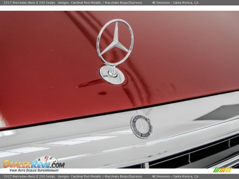 2017 Mercedes-Benz E 300 Sedan designo  Cardinal Red Metallic / Macchiato Beige/Espresso Photo #30