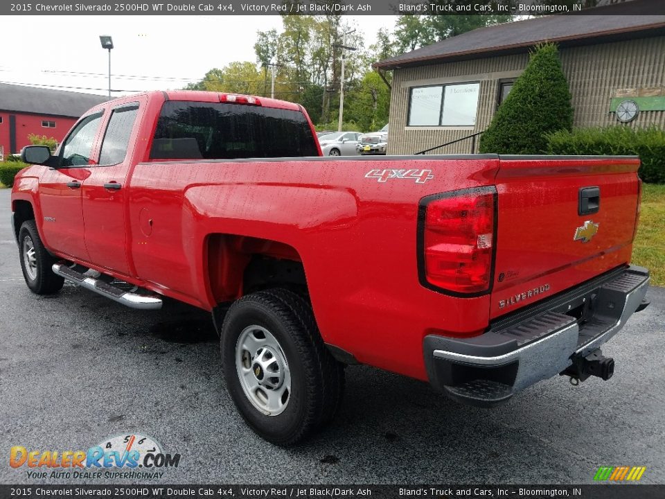 2015 Chevrolet Silverado 2500HD WT Double Cab 4x4 Victory Red / Jet Black/Dark Ash Photo #3
