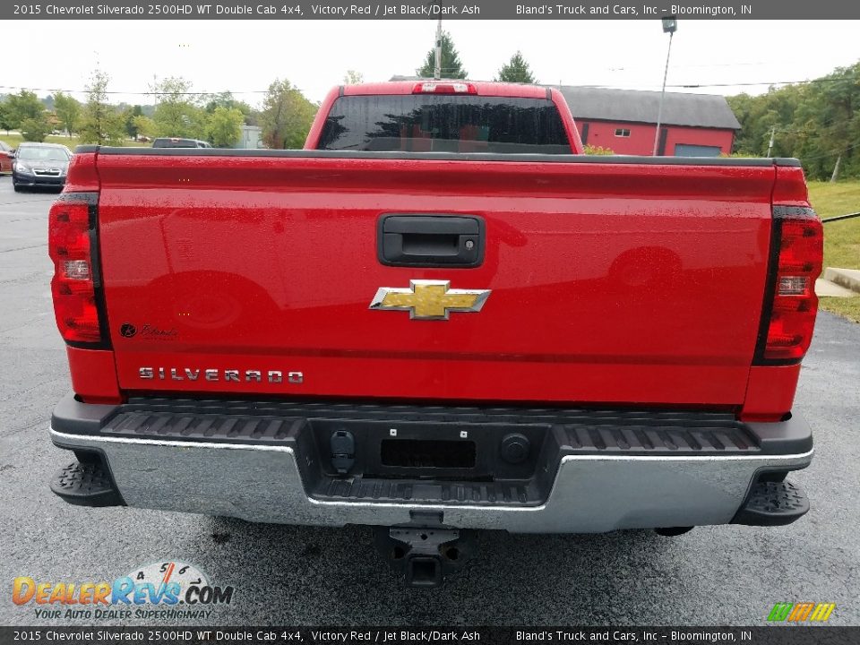 2015 Chevrolet Silverado 2500HD WT Double Cab 4x4 Victory Red / Jet Black/Dark Ash Photo #4